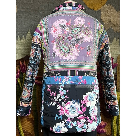 Johnny Was Mauri Reversible Puffer Jacket XS - Picture 5 of 16